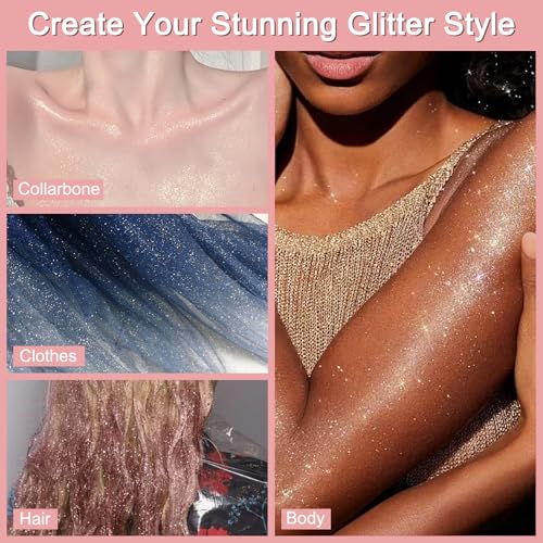 Boko Holographic Silver Body Glitter Spray 120ml