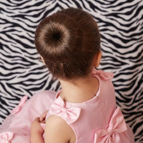 Black Hair Bun Maker Set with Non-Slip Foam Curler & Ties - Reusable Styling Accessories