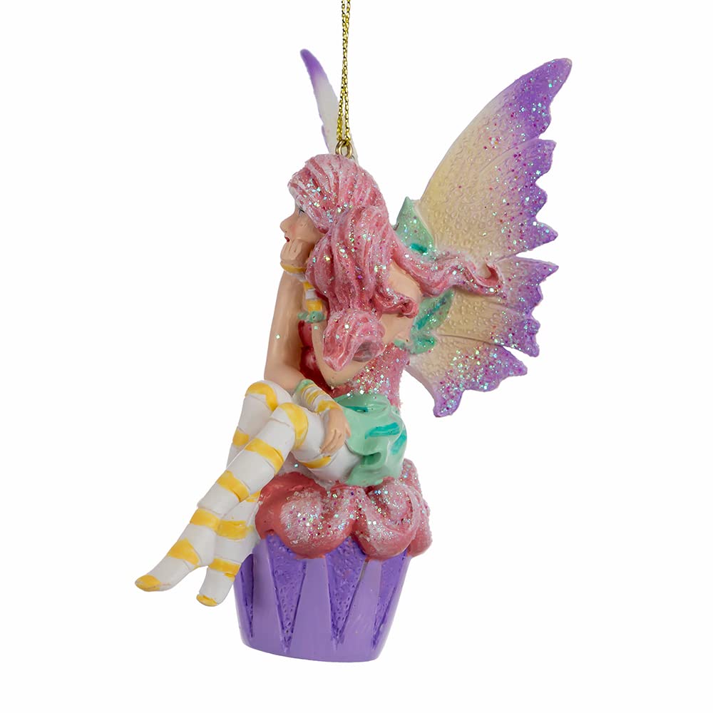 4.25-Inch Amy Brown Cupcake Fairy Ornament