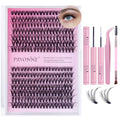 280pcs Cluster Lash Kit with Bond & Seal - DIY Eyelash Extensions