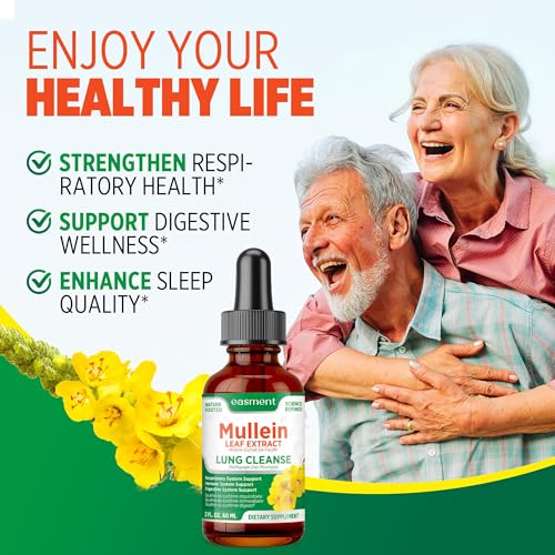 Easment Mullein Leaf Extract Drops for Respiratory Support
