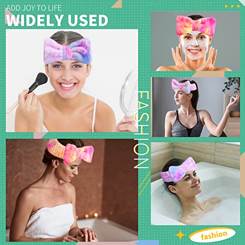 Spa Headband for Washing Face, 3-Pack Tie Dye