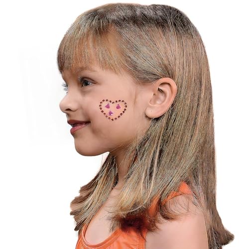 Assorted Body Jewels Stickers - 12 Pack Self-Adhesive