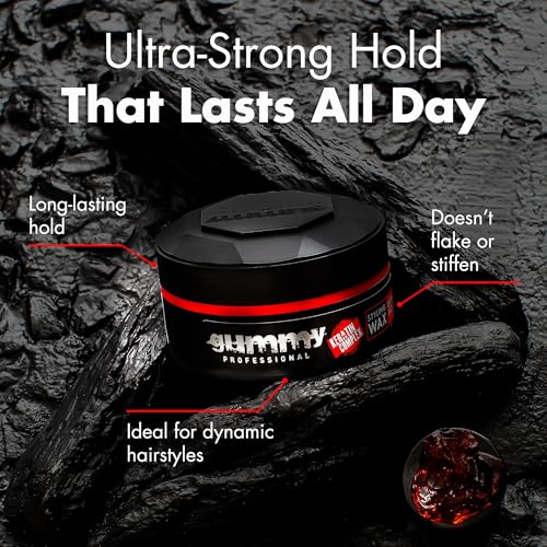 Gummy Professional Hair Wax for Men – Ultra Strong Hold Matte