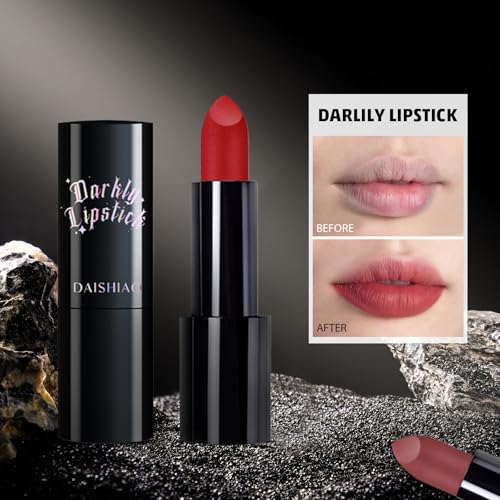 M?TYSURMatte Lipstick - Highly Pigmented & Long-Lasting, Nourishing Hydrating Lipstick with Smudge-Proof & Waterproof Formula, Cruelty-Free Lip Makeup, 1 Count