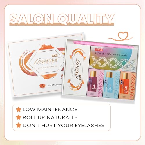 Lash Lift Color Kit Black Eyelash Perm Kit with Lash Lift Glue, Instant Curled and Voluminous Coloring with Black Hair Colors, Complete Tools for Salon Home