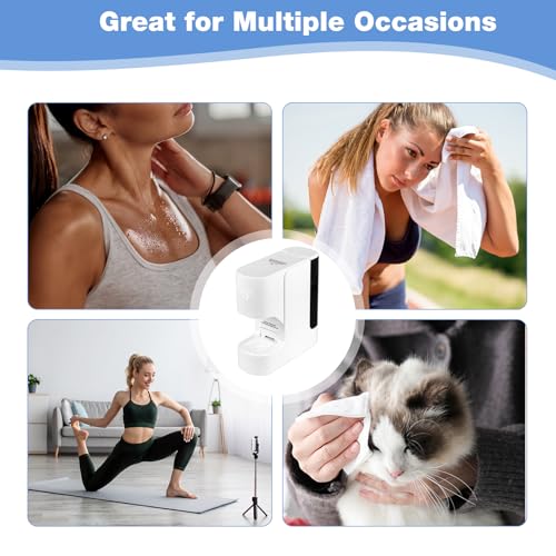 Hot Face Towel Warmer Dispenser | 55°C Skin-Safe | 5-Second Fast Heating
