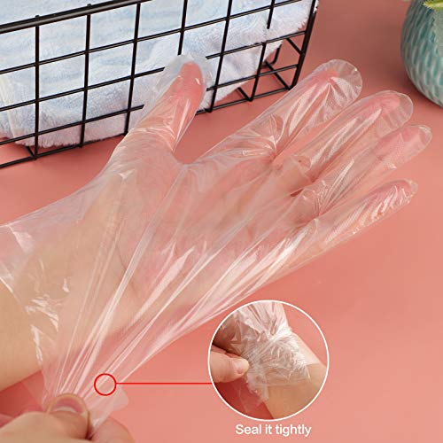 Paraffin Wax Bath Liners for Hands - 100 Count Disposable Plastic Spa Gloves