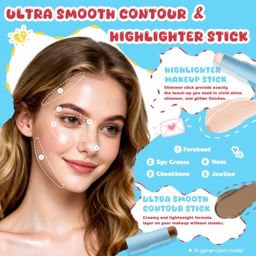 Color Nymph All-in-One Makeup Kit for Teen Girls - 12 Eyeshadows & More