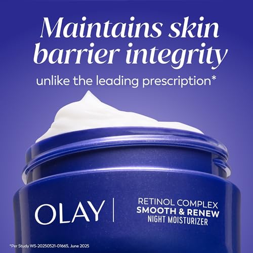 Olay Regenerist Radiance Retinol Face Moisturizer: Smooth & Renew Cream for Women - Fragrance-Free,Anti-Aging,Anti-Wrinkle,Tightening & Brightening - 2 Oz,(Pack of 2)