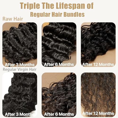 Burmese Curly Hair Bundles 14-18 inch | 100% Raw Human Hair