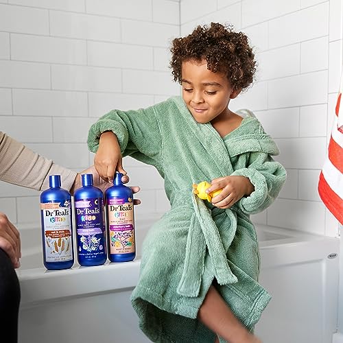 Dr Teal's Kids 3-in-1 Elderberry Bath: Bubble Bath, Body Wash & Shampoo, 20 fl oz.