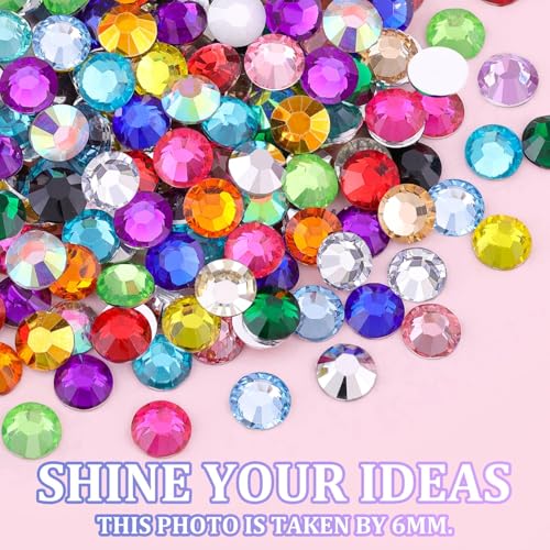 30000 Pcs Multicolor Resin Rhinestones with B7000 Glue Set