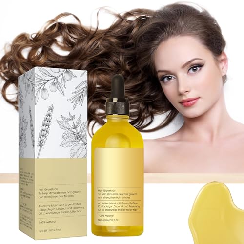 Natural Hair Growth Oil, Rosemary Oil Organic, For Dry, Damaged Hair,
