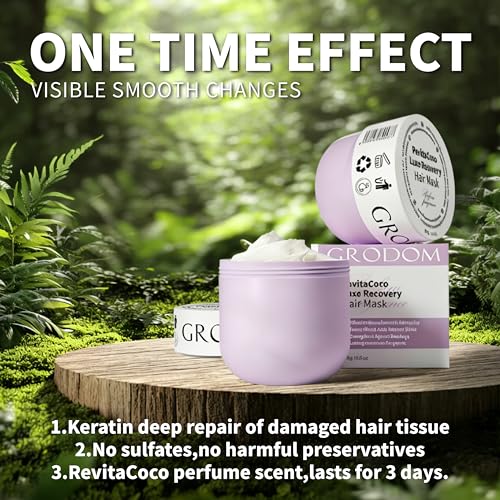 Keratin Repair Hair Mask 300ml – Deep Conditioning for Curly Hair