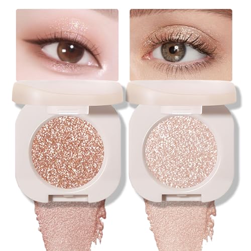 2-Pack Glitter Eyeshadow Palette - Shimmer & Metallic