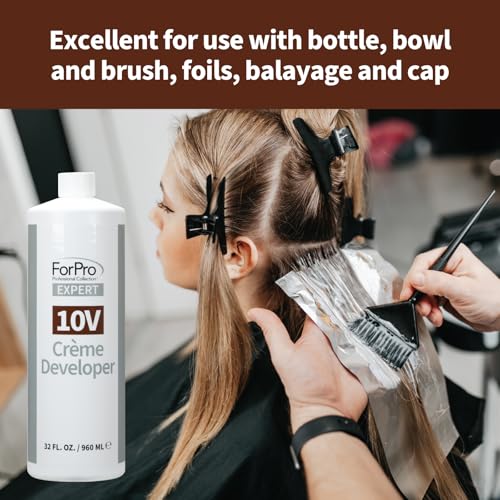 ForPro Expert 10 Volume Crème Developer, 32 Fl Oz