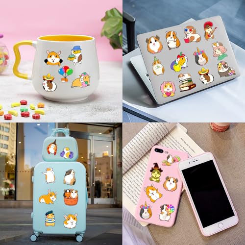96 Guinea Pig & Hamster Temporary Tattoos - 8 Sheets