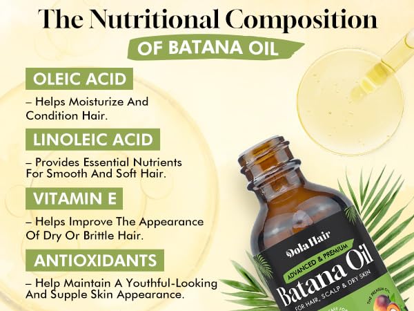 Dolahair Batana Oil for Hair – Moisturizing & Shine (60 mL)