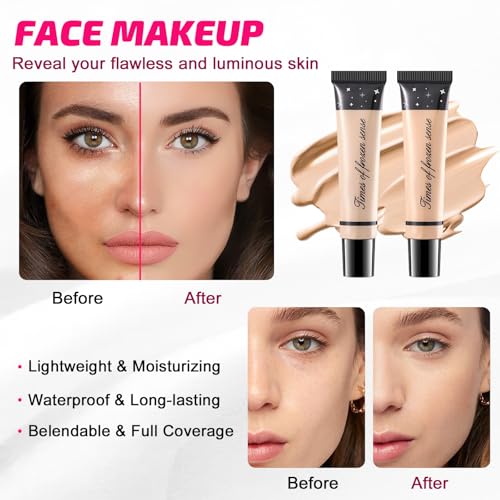 All In One Makeup Kit for Women - Complete Cosmetics Set