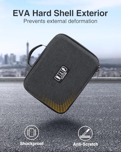 Luxtude Large Barber Case for Clippers & Supplies