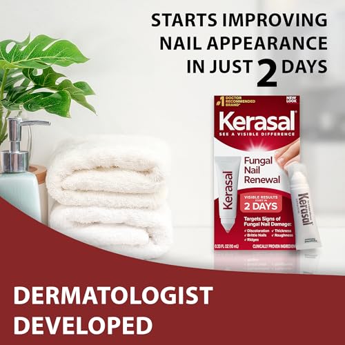 Kerasal Nail Fungus Extra Strength, 0.33 fl oz Twin Pack of 2