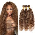 P427 Honey Blonde Water Wave Hair Bundles 28-32 Inch