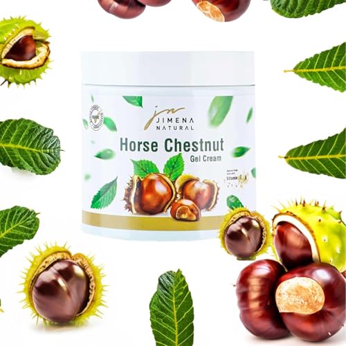 Horse Chestnut Gel Cream For Varicose Veins Legs (500ml/16.9 Fl oz), Relaxing, Cooling, Soothing Cream for Feet, Legs, Knees, Back
