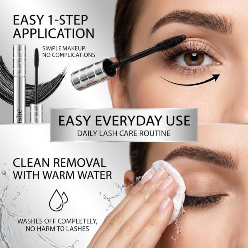 Blush Growth Serum Mascara - Waterproof Lengthening & Volumizing
