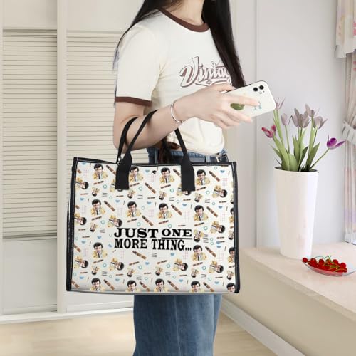 WZMPA Detective Cosmetic Bag Murder Show Fans Gift Just One More Thing Makeup Zipper Pouch Bag Crime Merchandise (Just One More Thing-TB)