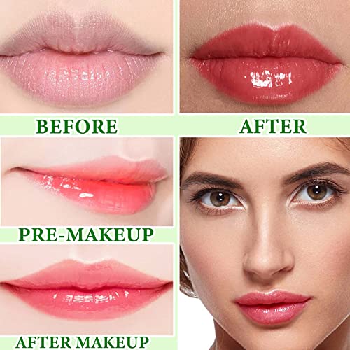 8 PCS Aloe Vera Lipstick,Magic Temperature Color Changing Lip Gloss Set,Long-lasting Nutritious Waterproof Lip Balm Moisturizing Lipstick Lip Makeup Kits for Women