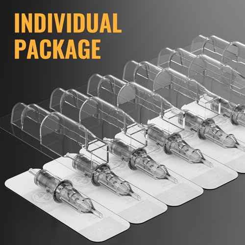 Wormhole Tattoo 20Pcs Tattoo Needles 3RL Disposable Tattoo Cartridge Needles Round Liner for Tattoo Gun Cartridge Machine Permanent Makeup (1003RL)