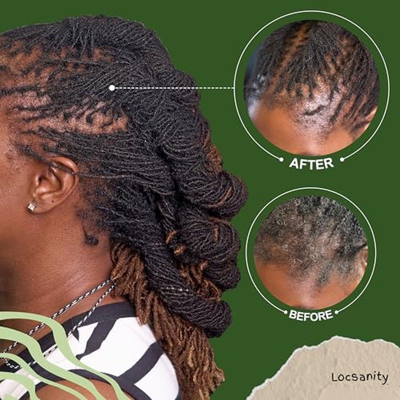 Locsanity Ergonomic Interlocking Tool for Microlocs & Dreadlocks