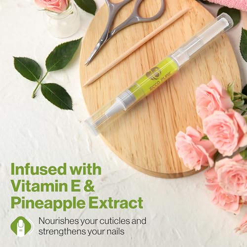 Cuticle Oil Pen with Vitamin E - Nourishing Nail & Cuticle Moisturizer - 0.1 Fl Oz