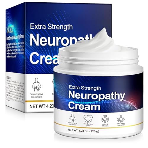 FANSHI Nerve Relief Cream Extra Strength Cream with Natural Oils - Fast Absorbing, Non-Greasy Gel-Cream for Muscle & Skin Comfort - 4.23 oz