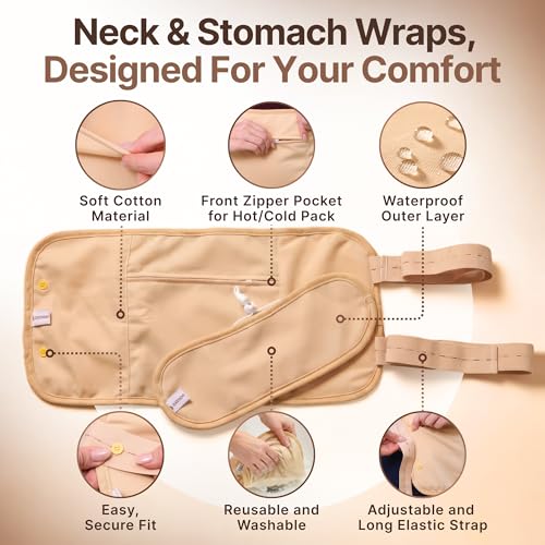 Organic Castor Oil Pack Wrap Kit - 16.9oz Cold-Pressed Oil & 2 Cotton Wraps