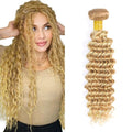 Blonde Deep Wave Human Hair Bundle - 20 Inch 8A Brazilian Remy