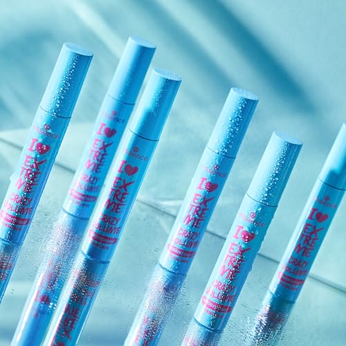 Essence I Love Extreme Crazy Volume Waterproof Mascara - Black, Long-Lasting & Vegan