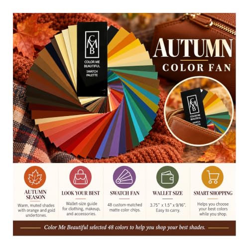 Autumn Color Fan by Color Me Beautiful - Seasonally Flattering Palette for Clothing & Accessories - Variation: Autumn