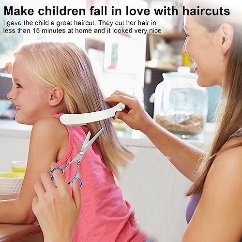 Professional Hair Cutting Kit Set of 3 – Scissors, Bangs Cutter & Clips