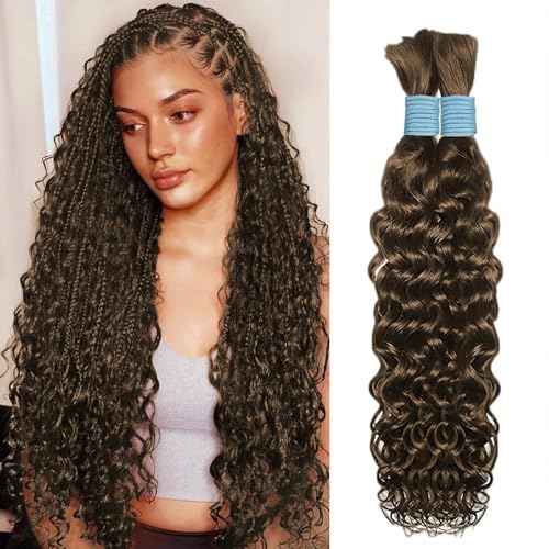 P4 Boho Braids 24 Inch 2 Bundles 100g Water Wave Knotless Braids (12A)