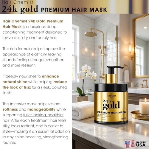 Hair Chemist 24K Gold Gloss 3-Piece Hair Care Set