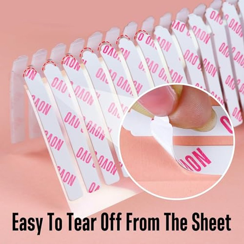 360 Clear Double-Sided Adhesive Tabs for Press-On Nails