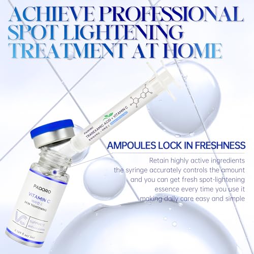 Tranexamic Acid Serum, Gold Vitamin C, Dark Spots, Pigmentation serum, Improves the Appearance, Anti-Aging Serum, Suitable for All Skin Types, Skincare, Repairs and Comforts, Reduces Wrinkles (1PC)