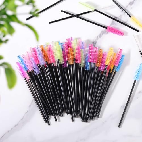 Mascara Wands 1000 Pcs Disposable Eyelash Brushes Spoolies