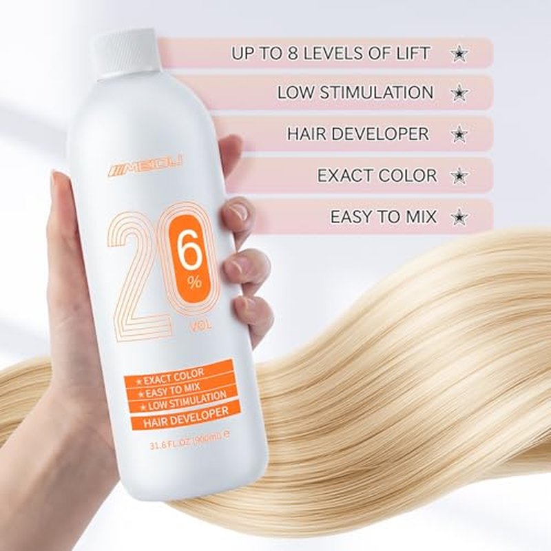 20 Volume Developer 6% Cream Peroxide - 31.6 Fl Oz