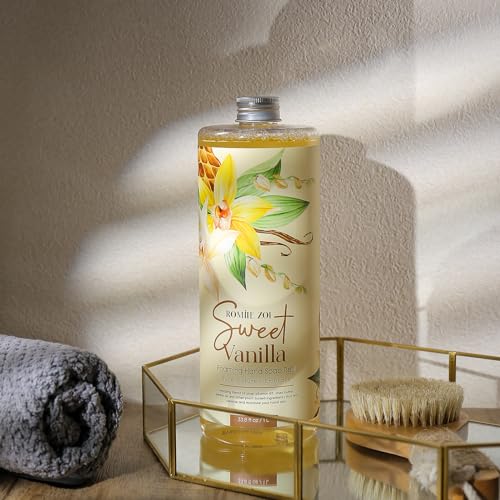 ROMIIE ZOI Foaming Hand Soap Refill, Sweet Vanilla, Gentle & Moisturizing Formula, 1 L/ 33.8 FL OZ