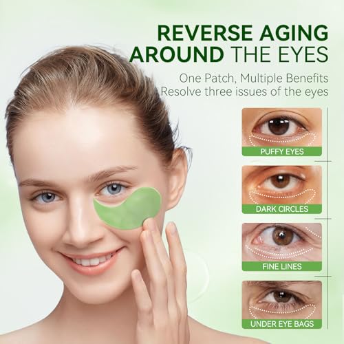 BREYLEE Aloe Vera Eye Masks – 60 Pcs for Dark Circles