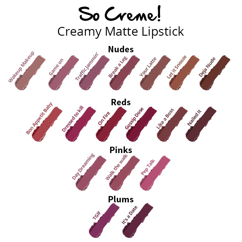 Nykaa So Creme Creamy Matte Lipstick - Long-Lasting