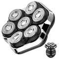 7D Magnetic Replacement Shaving Head, Wet & Dry Shaver Blade Heads Replacement for Head Shaver Compatible for 7D Head Shavers for Men